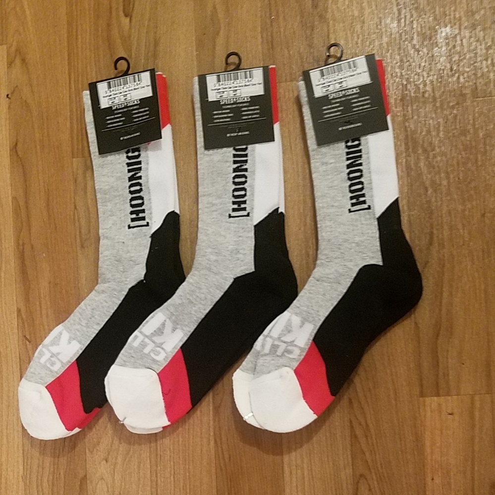 3 Pr Hoonigan Speed Socks Moisture Wicking